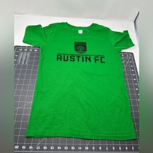 AUSTIN FC YOUTH GREEN IN THE PROS SHORT‎ SLEEVE T-SHIRT — Large